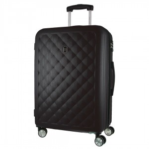 Black Pierre Cardin 70cm MEDIUM Hard Shell Case | 1379-XQKMB