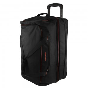 Black Pierre Cardin 82cm Large Soft Trolley Case | 2013-ZHYWN