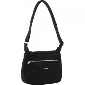 Black Pierre Cardin Anti-Theft Cross Body Bag | 2579-WLCHE