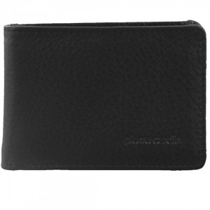 Black Pierre Cardin Italian Leather Bi-Fold Wallet | 5470-ESTXI