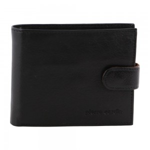 Black Pierre Cardin Italian Leather Two Tone Wallet | 4930-SNDVG