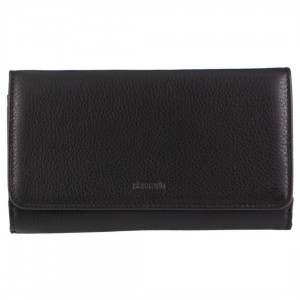 Black Pierre Cardin Italian Leather Wallet | 0342-QPXWR