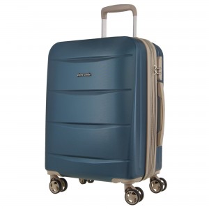 Blue Pierre Cardin 70cm Medium Hard-Shell Suitcase | 6523-BTZQC