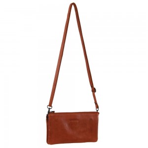 Brown Pierre Cardin Leather Multiway Cross-Body Bag | 3071-MTGAK