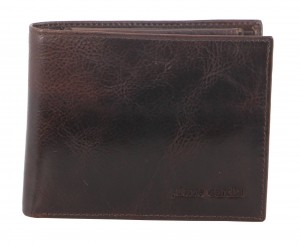 Chocolate Pierre Cardin Italian Leather Wallet Card Holder | 6301-IMARD