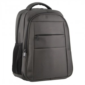 Grey Pierre Cardin Travel & Business Backpack with Built-in USB Port | 1835-JBEKY