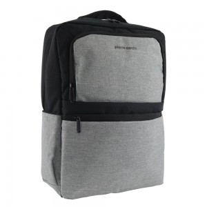 Grey Pierre Cardin Travel & Business Backpack with Built-in USB Port | 0692-IQFWS