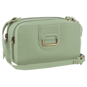 Jade Pierre Cardin Leather Cross-Body Clutch | 7041-KCBAX