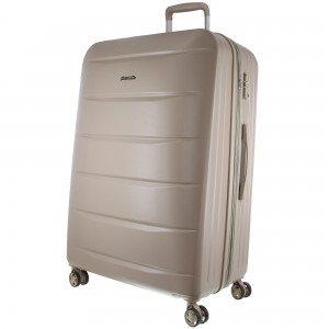 Latte Pierre Cardin 54cm Cabin Hard-Shell Suitcase | 9187-DGQIW