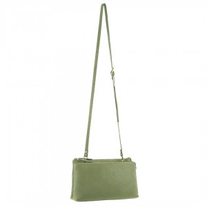 Leaf Pierre Cardin Leather Crossbody Bag | 3497-OXFMB