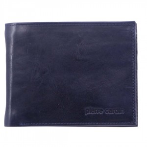 Midnight Pierre Cardin Rustic Leather Tri-Fold Wallet | 7630-JAZDN