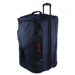 Navy Pierre Cardin 82cm Large Soft Trolley Case | 7018-FIUSX