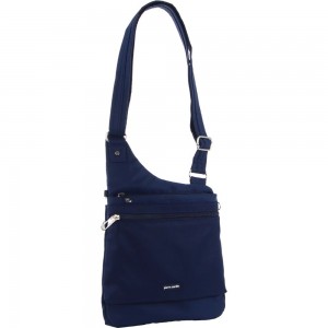 Navy Pierre Cardin Anti-Theft Cross Body Bag | 5908-XECSM