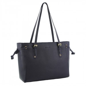 Navy Pierre Cardin Leather Tote Bag | 2580-SOTRZ