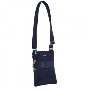 Navy / Camo Pierre Cardin Anti-Theft Cross Body Bag | 4801-FMABU