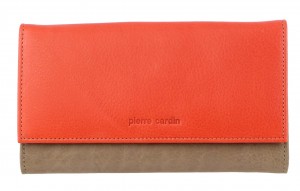 Orange Pierre Cardin Multi Color Leather Wallet | 1572-WTOFK