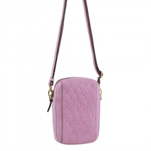 Pink Pierre Cardin leather Textured Design Phone Bag | 2108-DKUOW