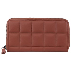 Rose Pierre Cardin Italian Pleated Leather Zip Wallet | 3195-LYKEO