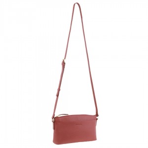 Rose Pierre Cardin Leather Crossbody Bag | 0542-MIXAO