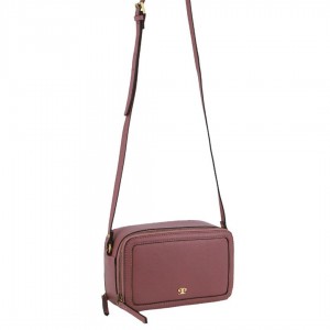 Rose Pierre Cardin Leather Crossbody Camera Bag | 2731-EKOJI