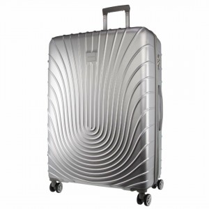 Silver Pierre Cardin 54cm CABIN Hard Shell Case | 2837-HIKWZ