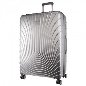 Silver Pierre Cardin 70cm MEDIUM Hard Shell Case | 1056-QIOYJ