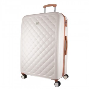 White Pierre Cardin 54cm CABIN Hard Shell Case | 3572-MUOXQ