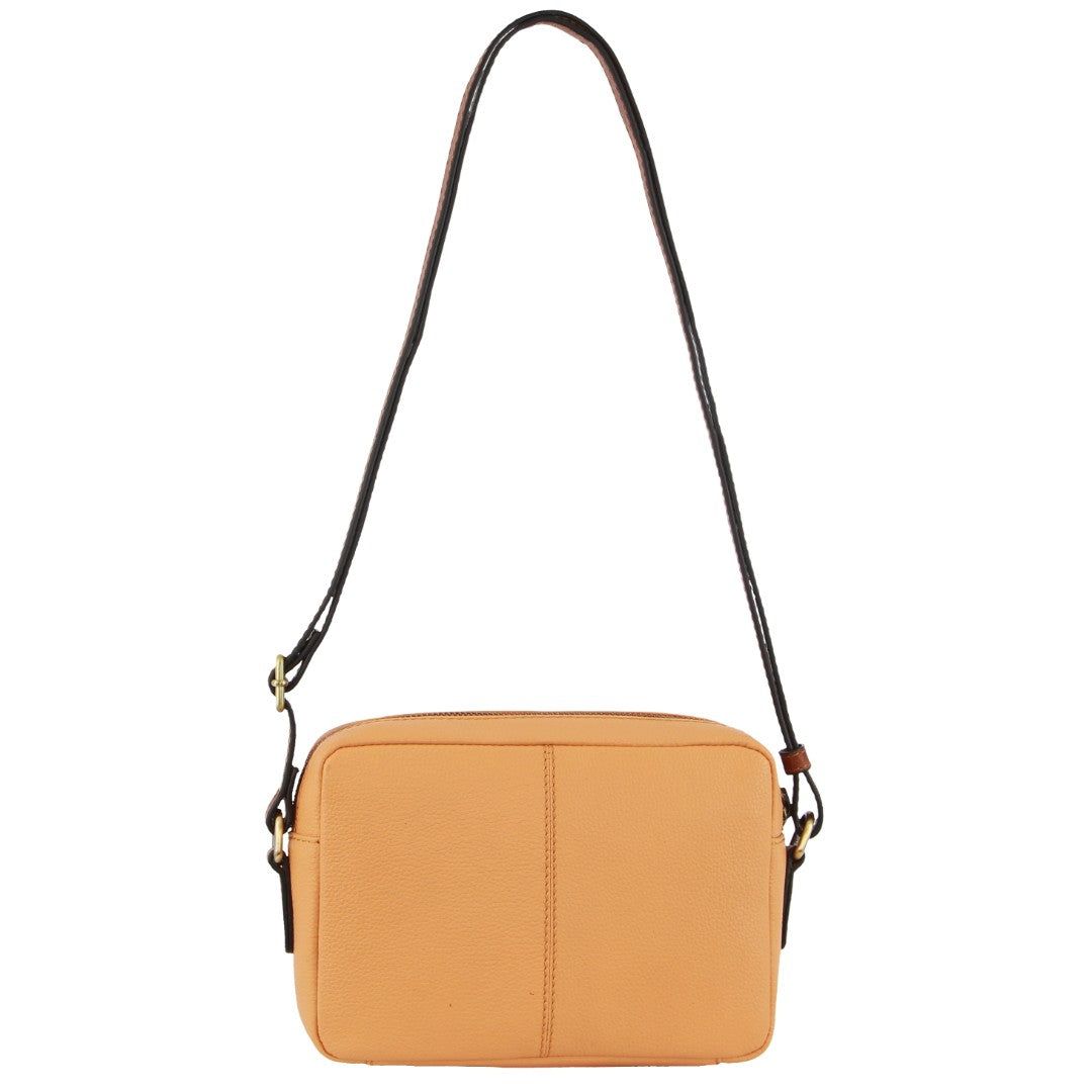 Apricot Pierre Cardin Leather Classic Square Crossbody Bag | 9471-WHYNG