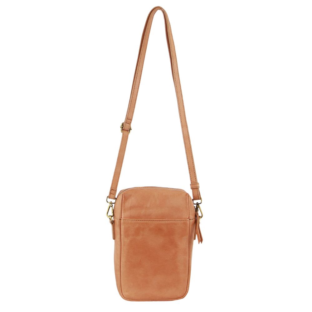 Apricot Pierre Cardin Leather Embossed Phone Crossbody Bag | 0924-QEKUX