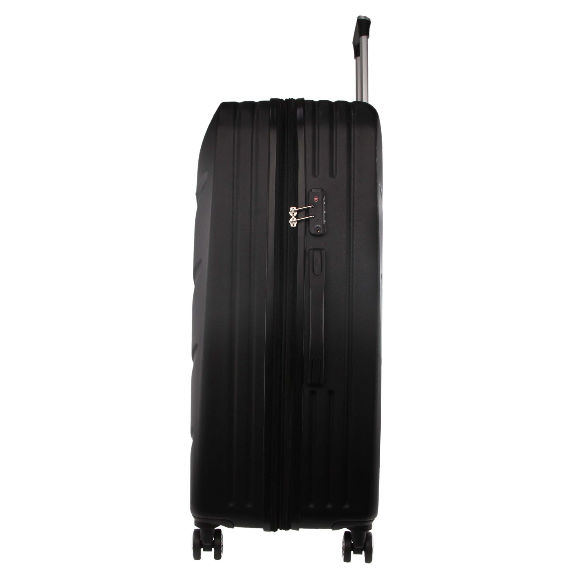 Black Pierre Cardin 54cm CABIN Hard Shell Case | 2709-AIEBM