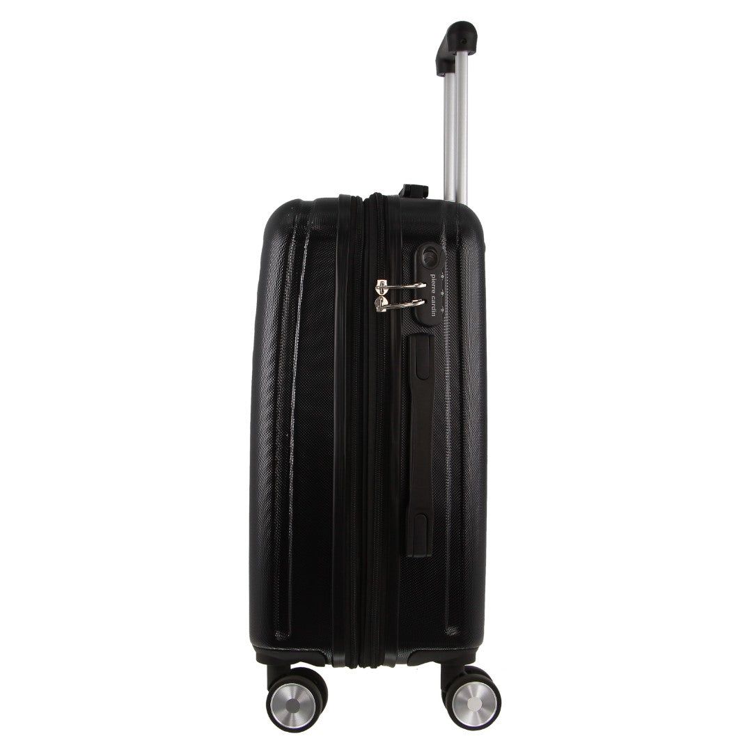 Black Pierre Cardin 54cm CABIN Hard Shell Case | 9715-UDSBO