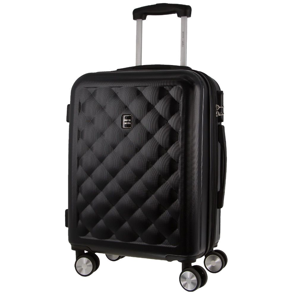 Black Pierre Cardin 54cm CABIN Hard Shell Case | 9715-UDSBO