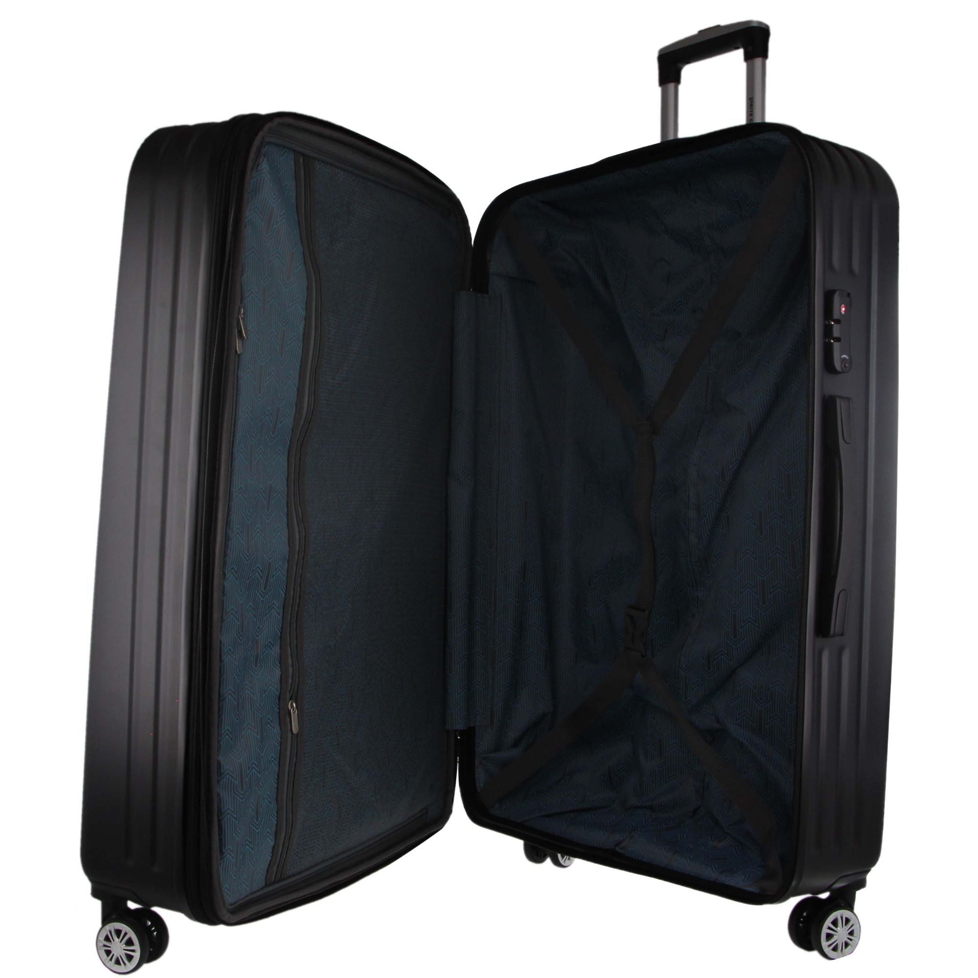 Black Pierre Cardin 70cm MEDIUM Hard Shell Case | 4265-HKYGQ