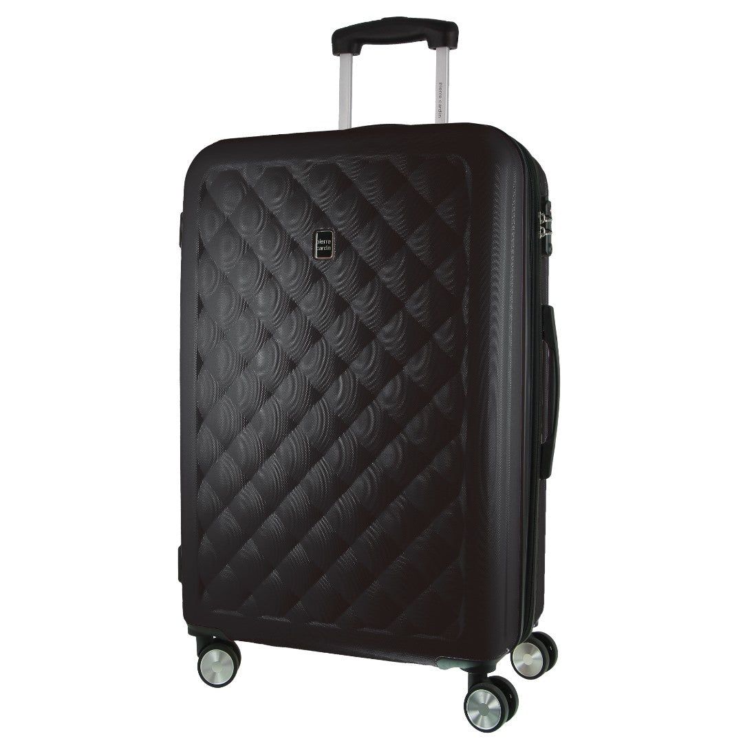 Black Pierre Cardin 80cm LARGE Hard Shell Case | 2631-RZVWP