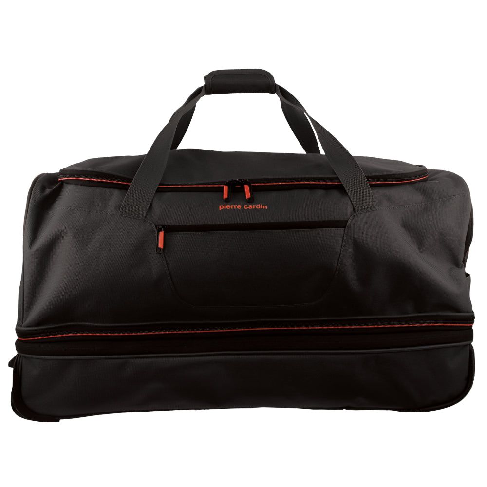 Black Pierre Cardin 82cm Large Soft Trolley Case | 2450-JTVGI