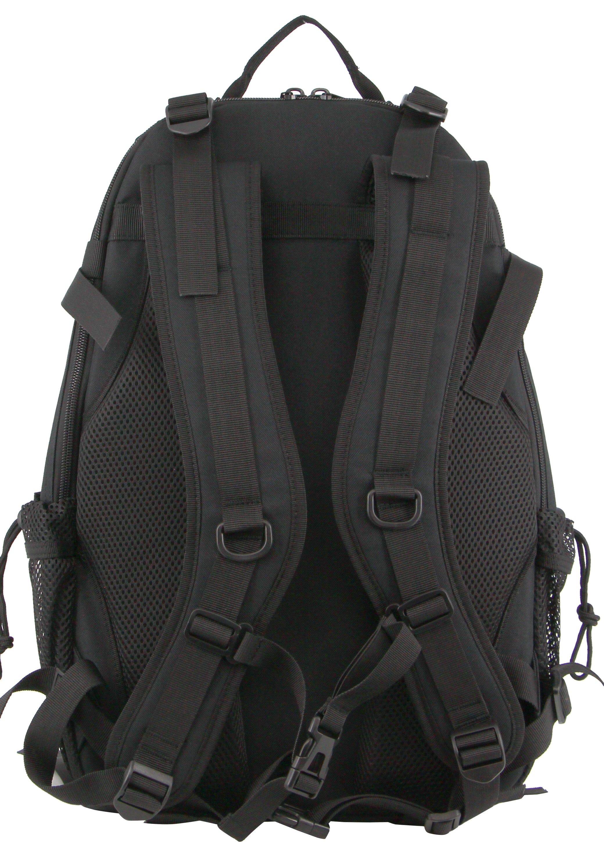 Black Pierre Cardin Adventure Travel & Casual Backpack | 8290-RMEYU