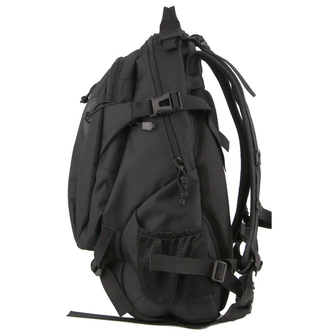 Black Pierre Cardin Adventure Travel & Casual Backpack | 9347-OHJZN