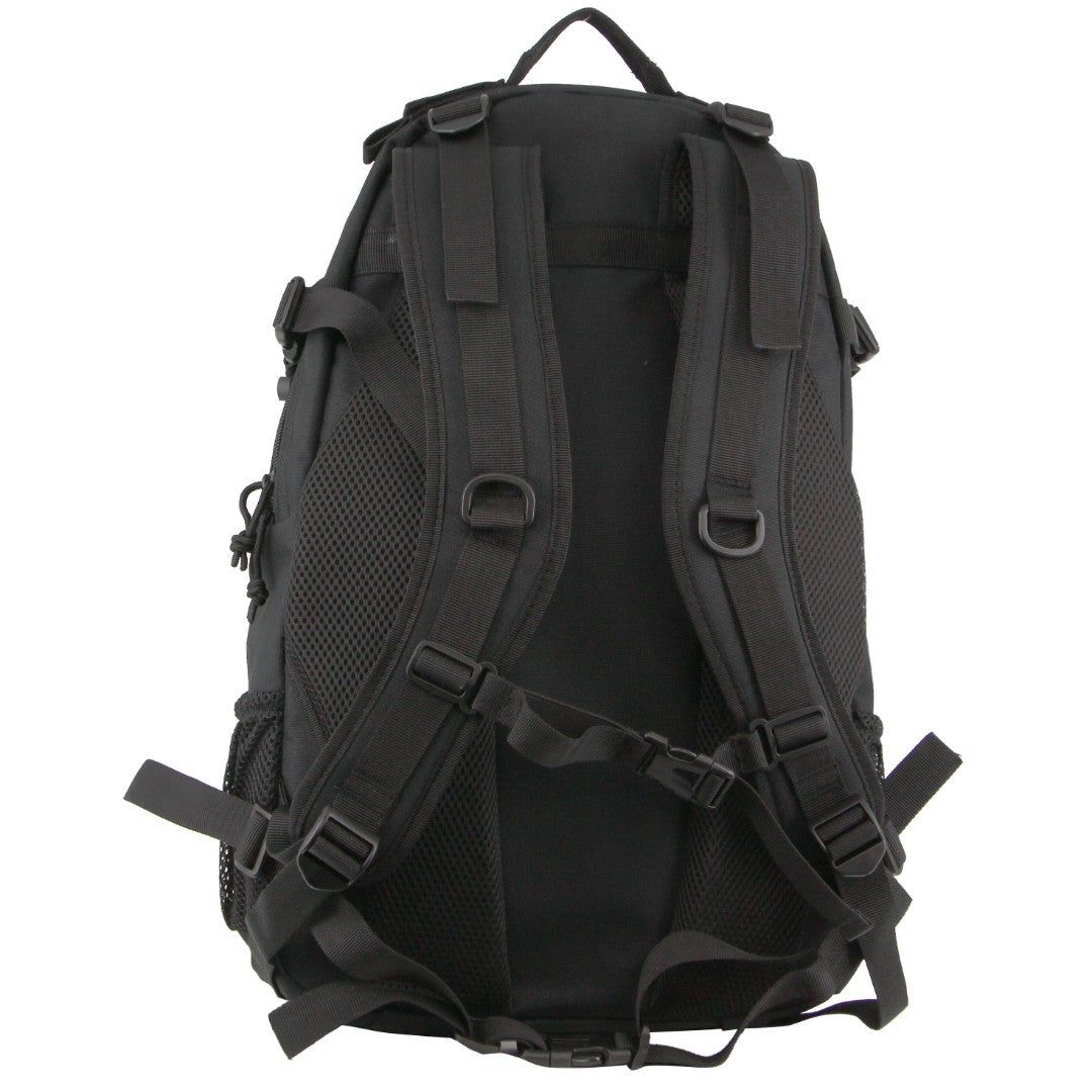 Black Pierre Cardin Adventure Travel & Casual Backpack | 9347-OHJZN