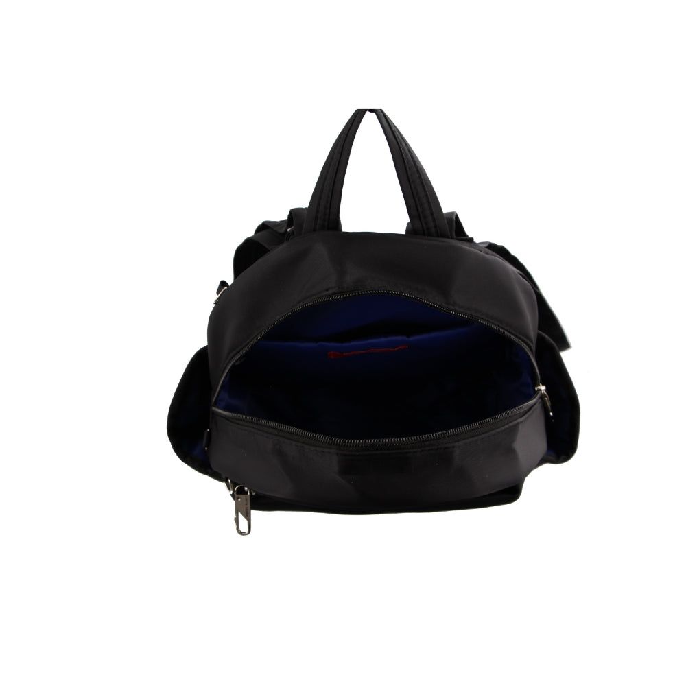 Black Pierre Cardin Anti-Theft Backpack | 7835-QRGWK