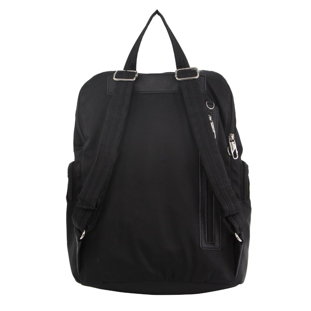 Black Pierre Cardin Anti-Theft Backpack | 9674-IVZTX