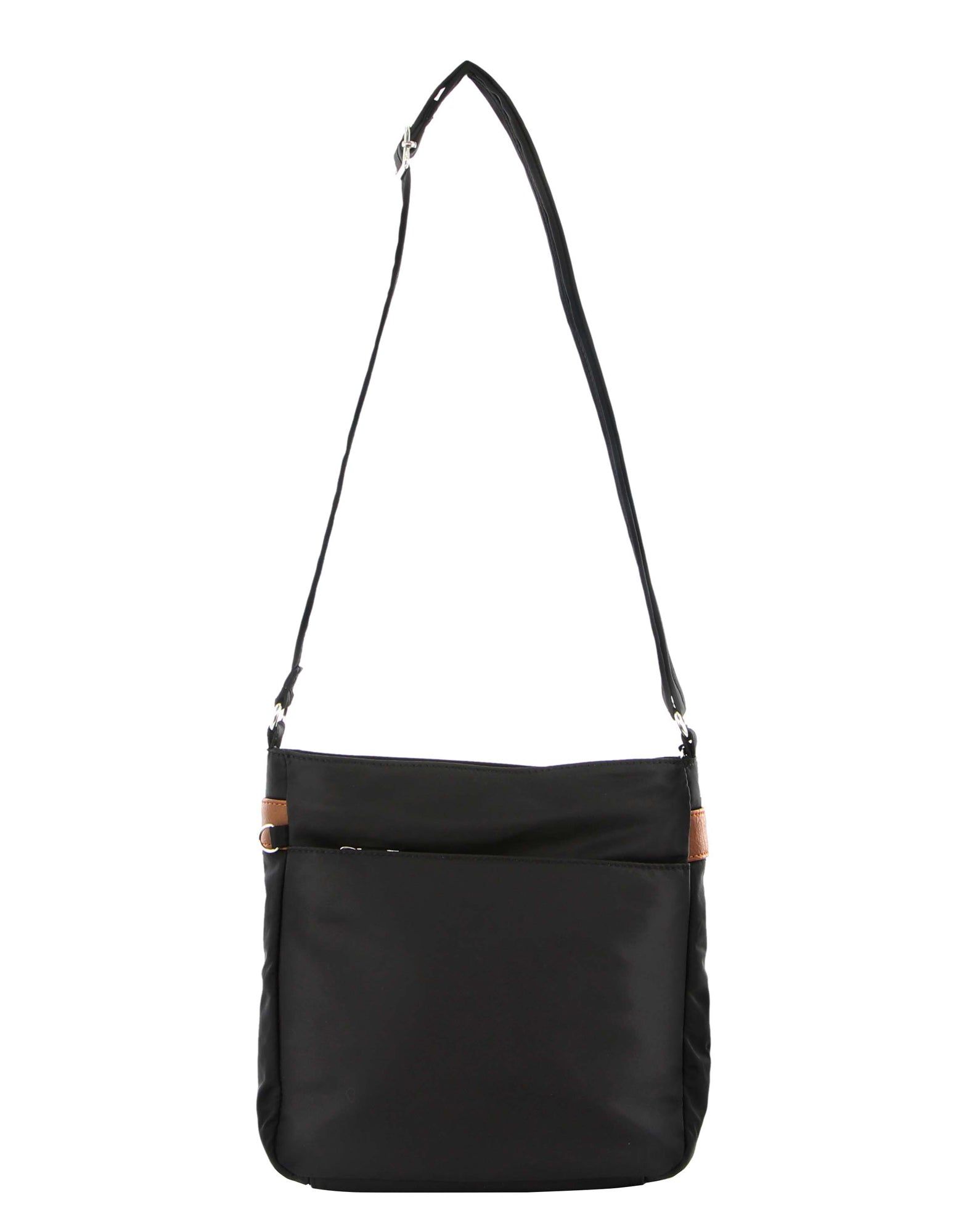 Black Pierre Cardin Anti-Theft Cross Body Bag | 2639-JLIVM