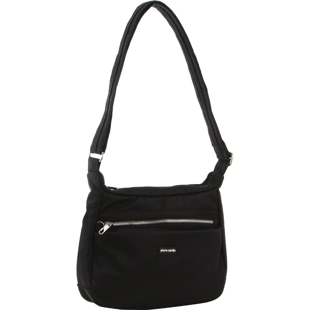 Black Pierre Cardin Anti-Theft Cross Body Bag | 2579-WLCHE