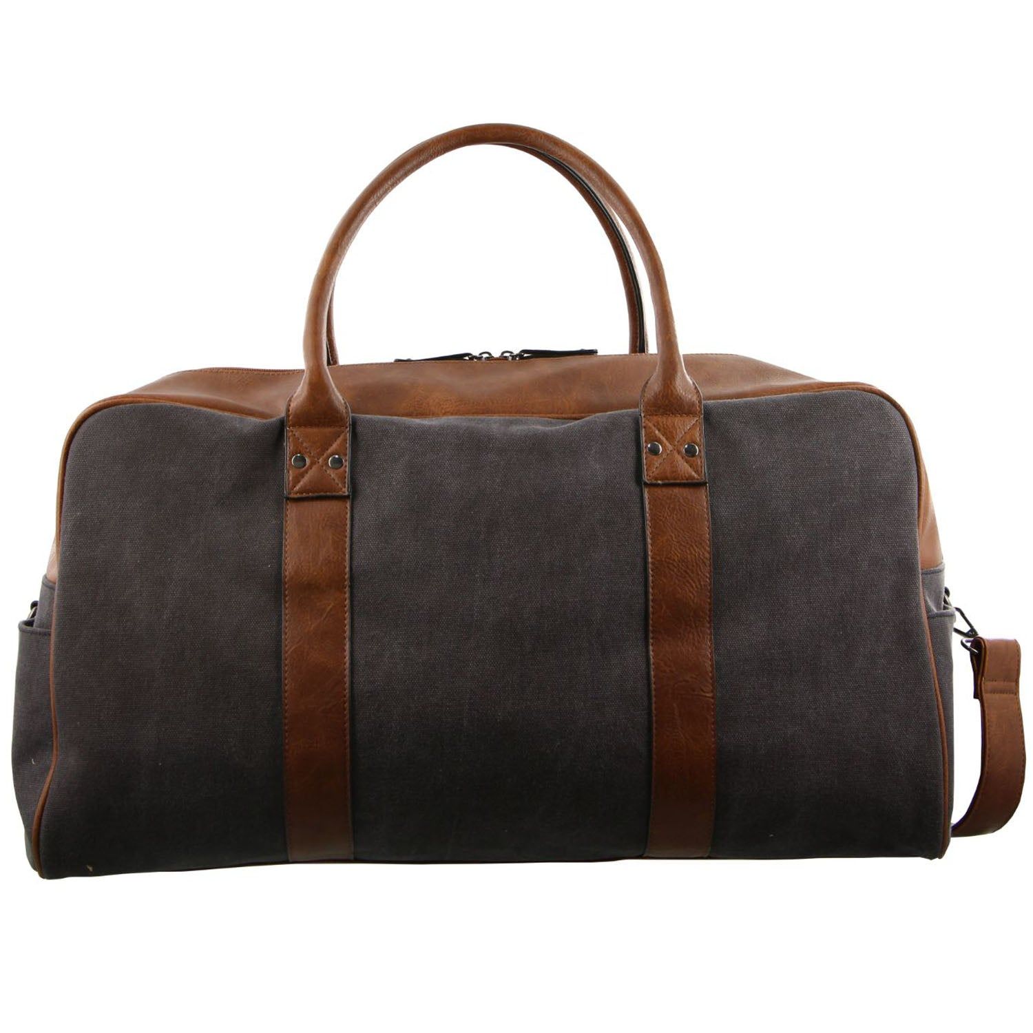 Black Pierre Cardin Canvas Overnight Bag | 2795-MFWPI