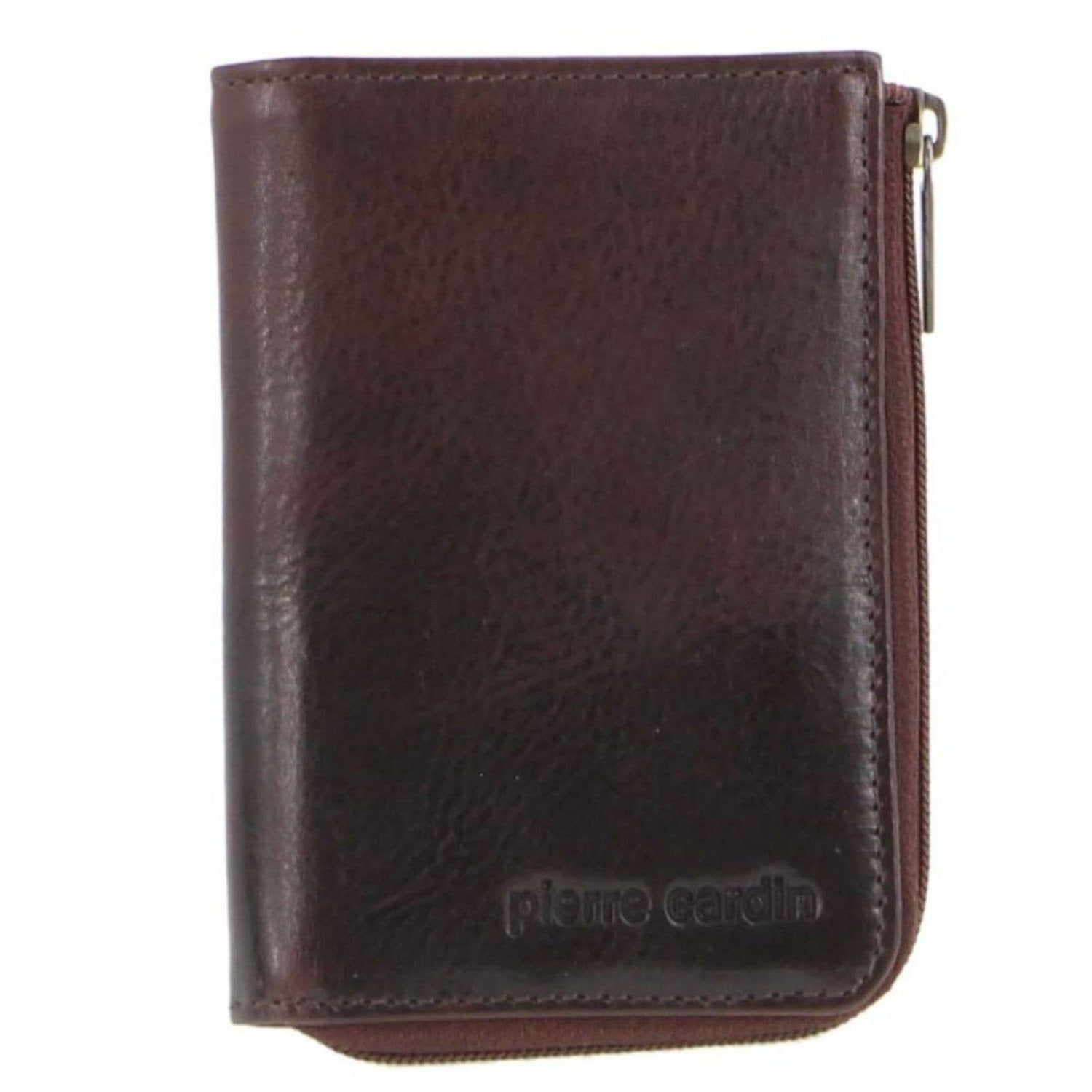 Black Pierre Cardin Italian Leather Key + Credit Card Holder | 2760-JPEMI