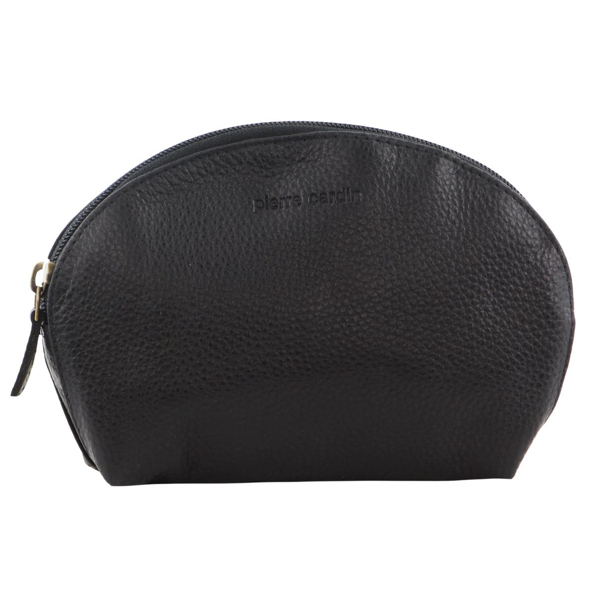 Black Pierre Cardin Leather Coin Purse | 4012-QTEOY