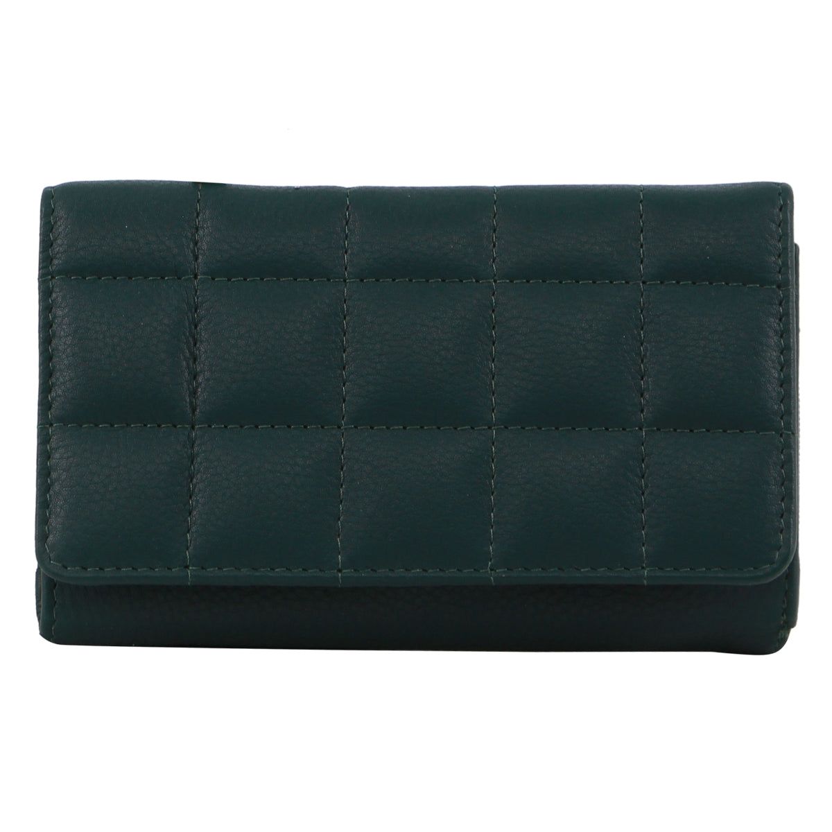 Black Pierre Cardin Pleated Leather Tri-Fold Wallet | 7951-YPAQD