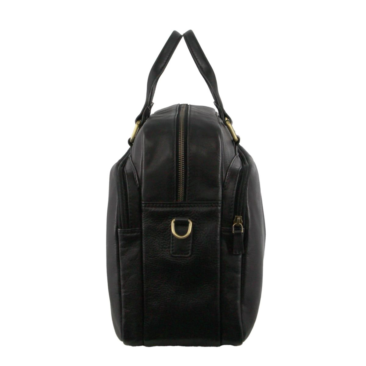 Black Pierre Cardin Rustic Business Computer Bag | 8423-BPOIZ