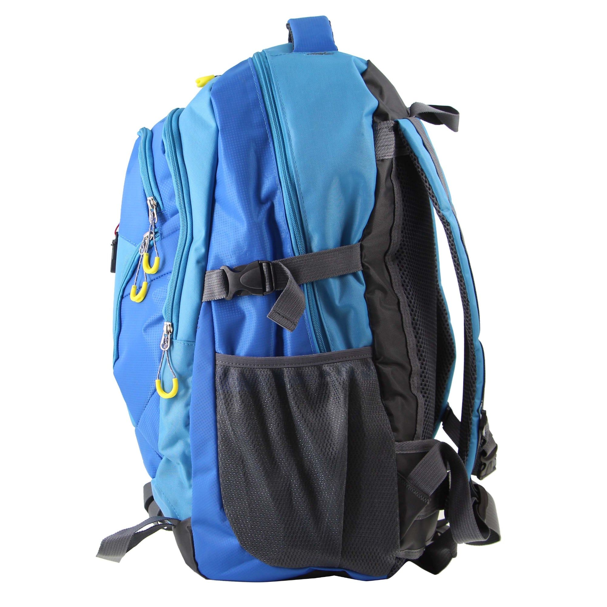 Blue Pierre Cardin Nylon Travel & Sport Backpack | 9736-JMEGN