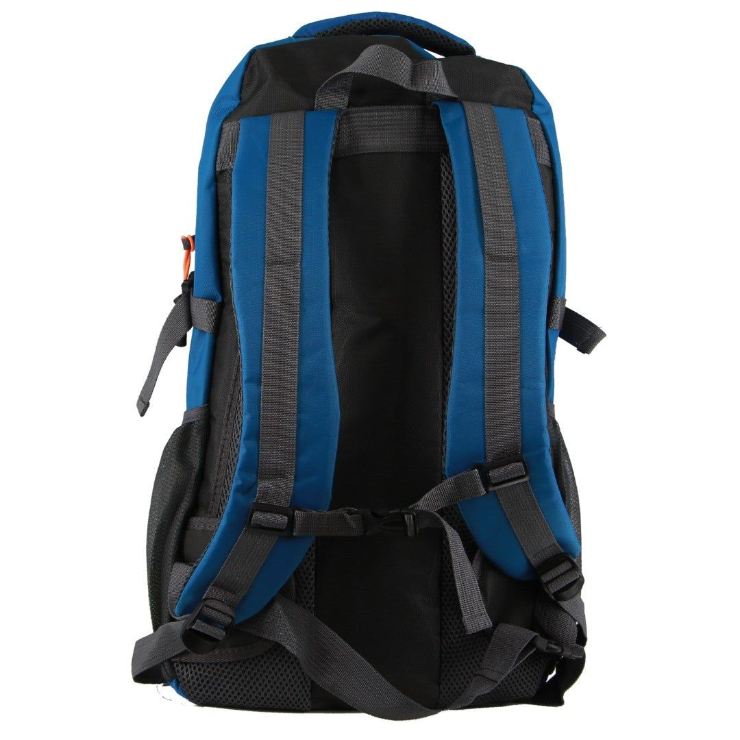 Blue Pierre Cardin Nylon Travel & Sport Large Backpack | 0345-TQJZU