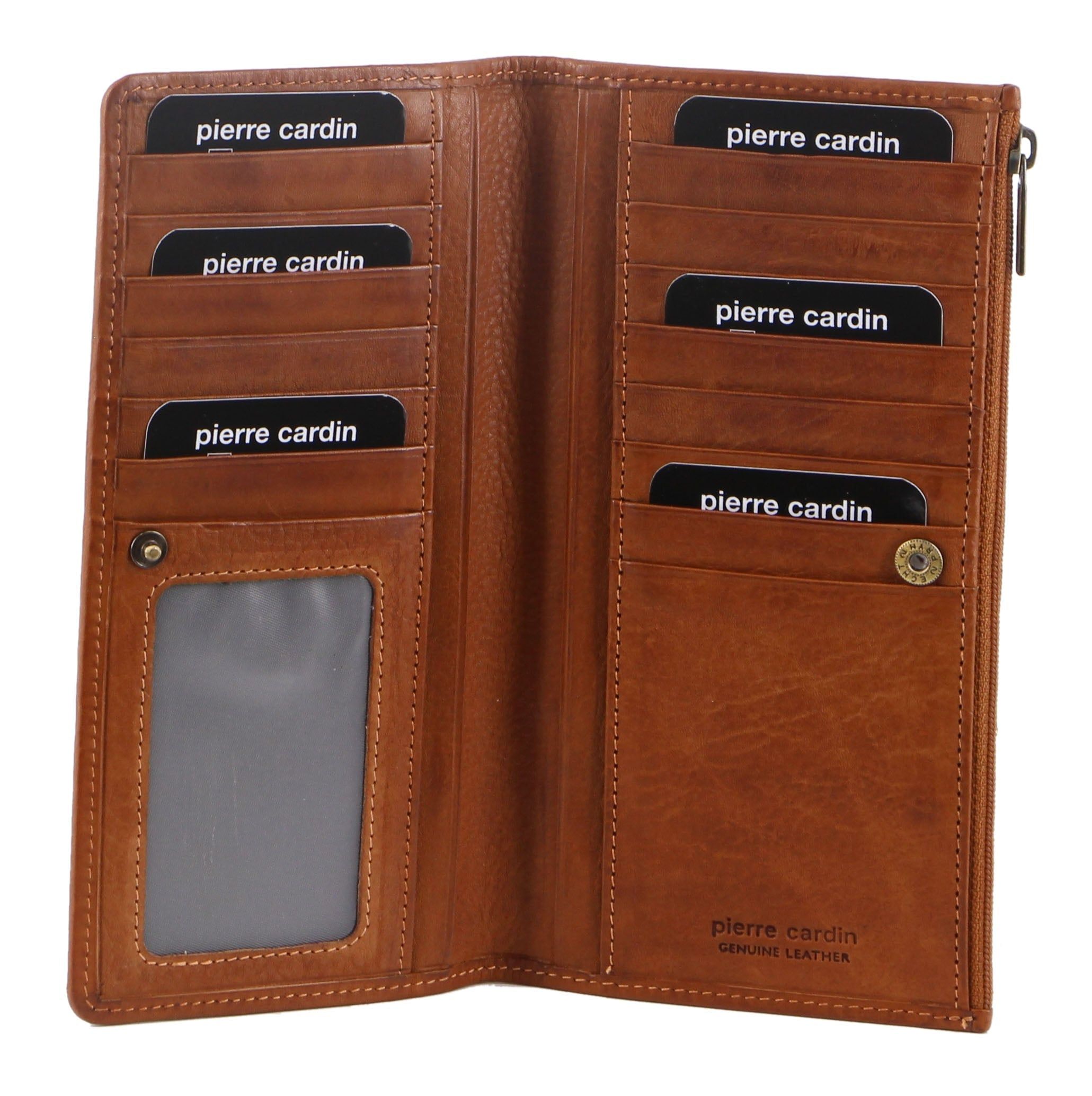 Brown Pierre Cardin Genuine Leather Bi-Fold Wallet | 3617-XGTEI